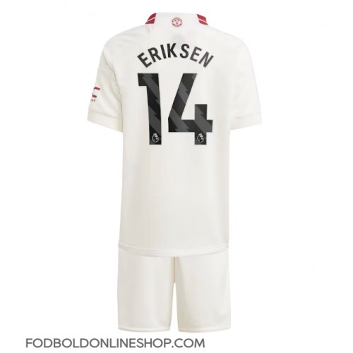 Manchester United Christian Eriksen #14 Tredje trøje Børn 2023-24 Kortærmet (+ Korte bukser)